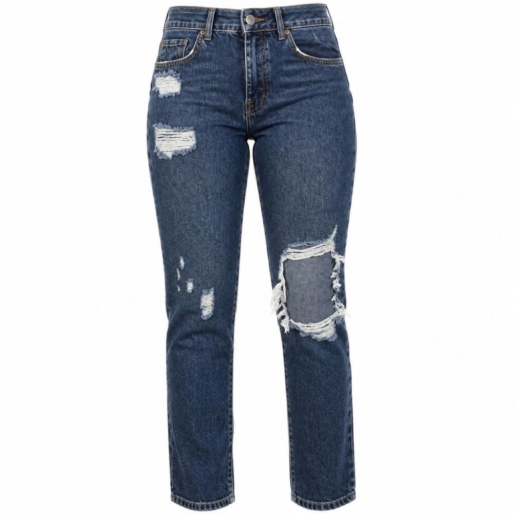 Forever-21 Women's Navy and Blue Jeans